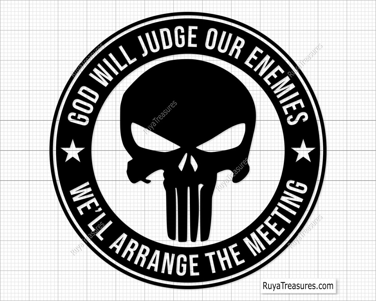 God Will Judge Our Enemies Svg