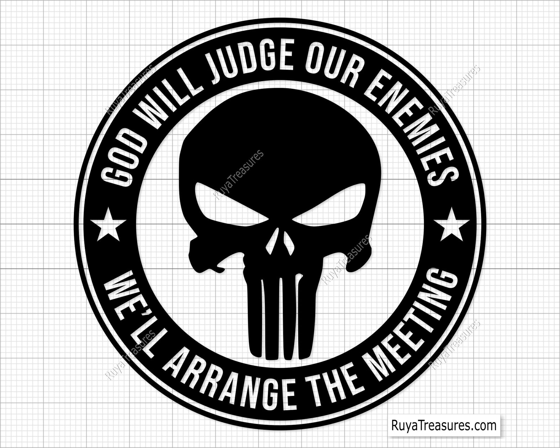 God Will Judge Our Enemies Svg
