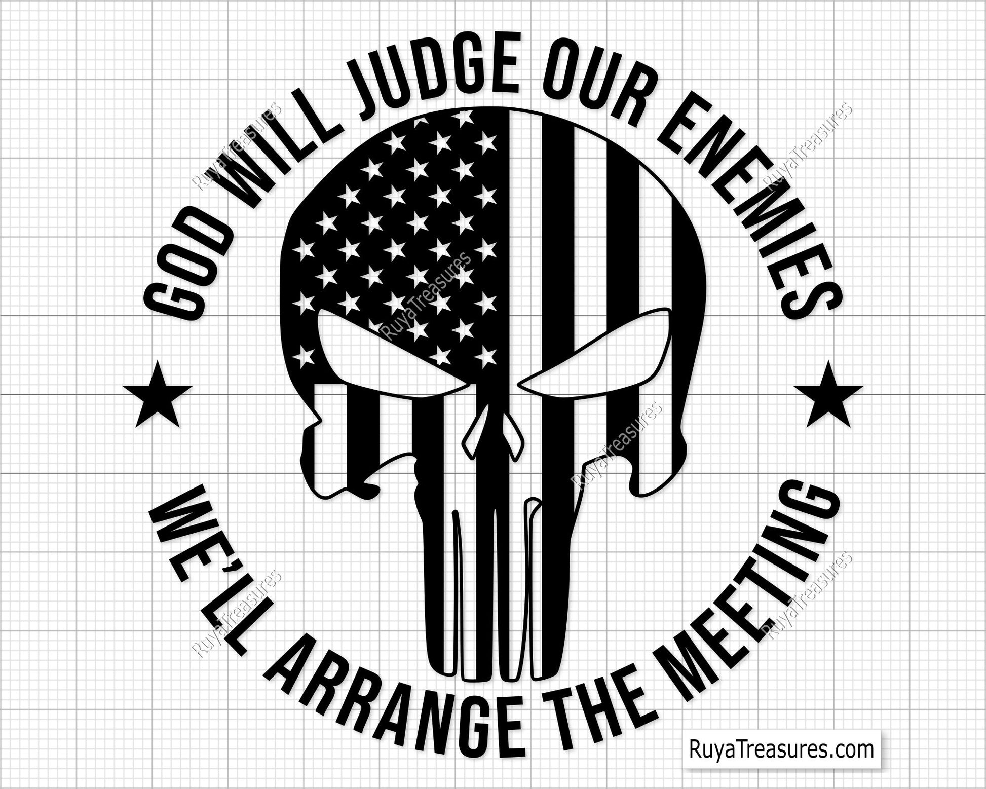 God Will Judge Our Enemies We'll Arrange the Meeting Svg