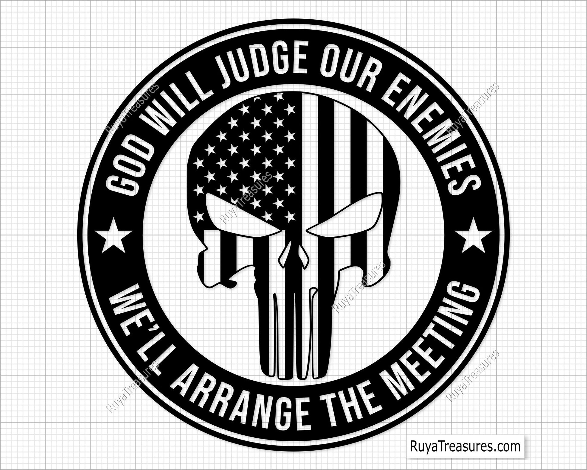 God Will Judge Our Enemies We'll Arrange the Meeting Svg