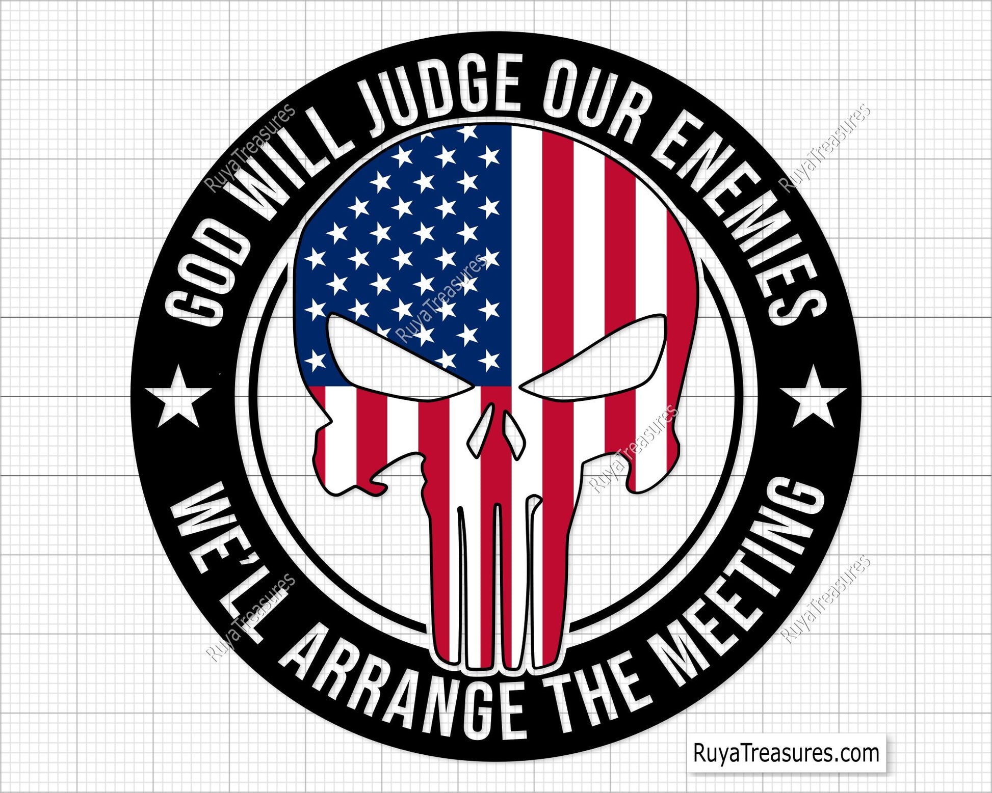 God Will Judge Our Enemies We'll Arrange the Meeting Svg