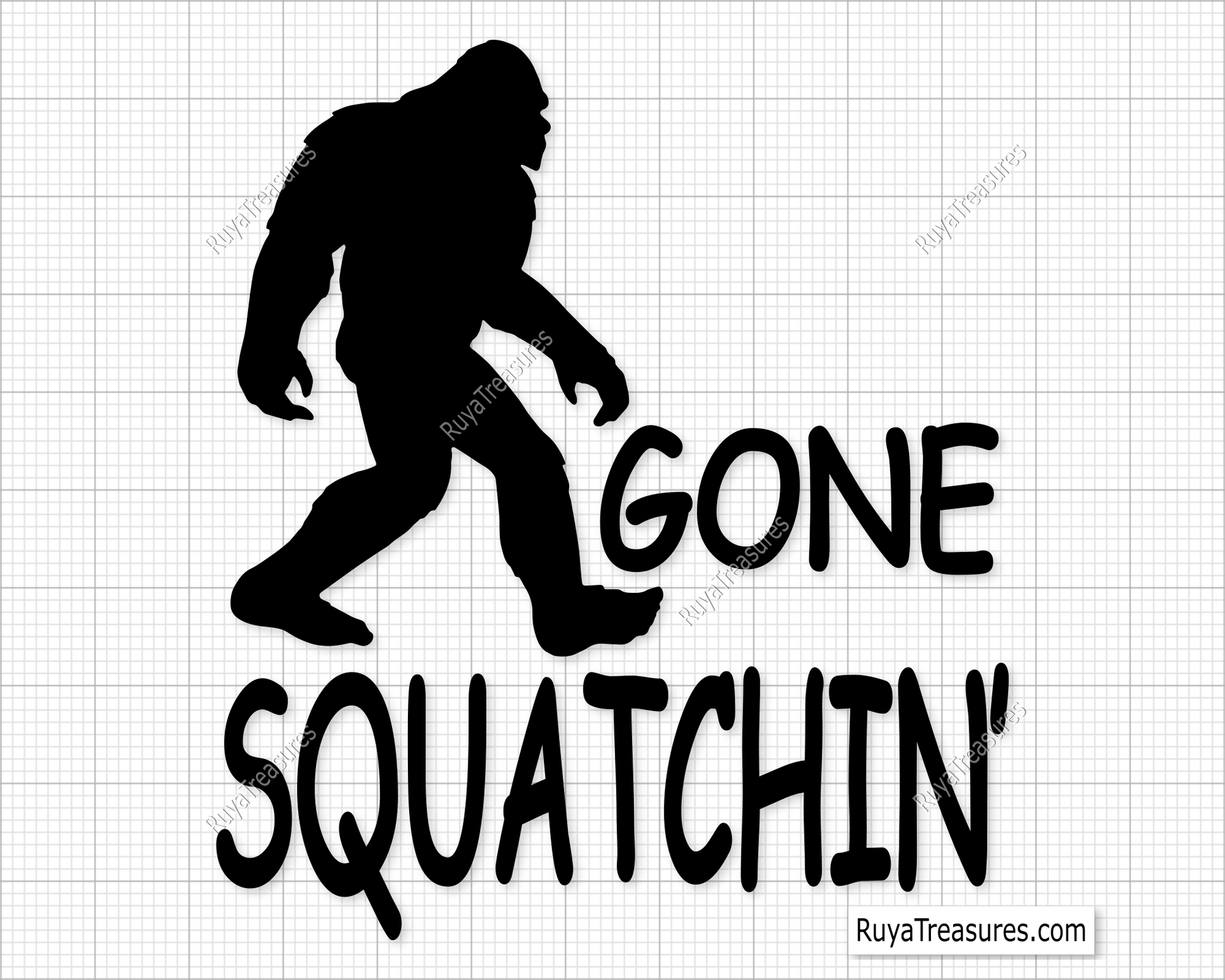 Gone Squatchin Svg 