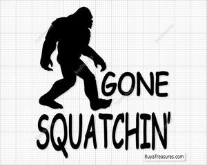 Gone Squatchin Svg 