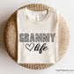 Leopard Print Grammy SVG, Grammy Life SVG Design, Grandma Svg