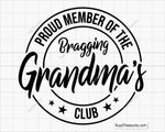 Grandma’s Club SVG 