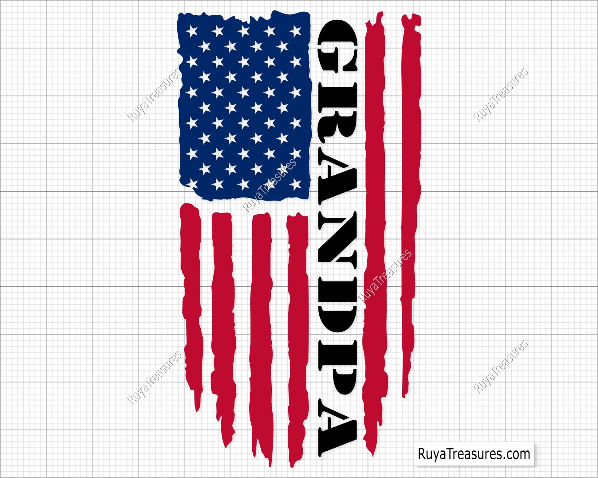 Grandpa Flag Svg 