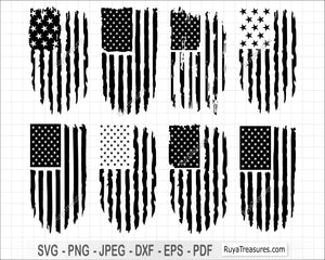 Grunge Flag Svg