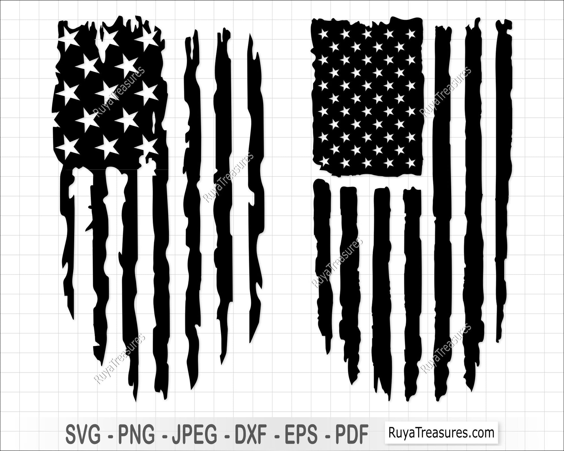 Grunge Flag Svg