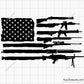 Gun Rifle Flag Svg