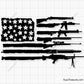 Gun Rifle Flag Svg