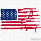 Gun Rifle Flag Svg