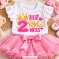 Her Royal 2-Ness SVG PNG, Princess 2nd Birthday Party Design