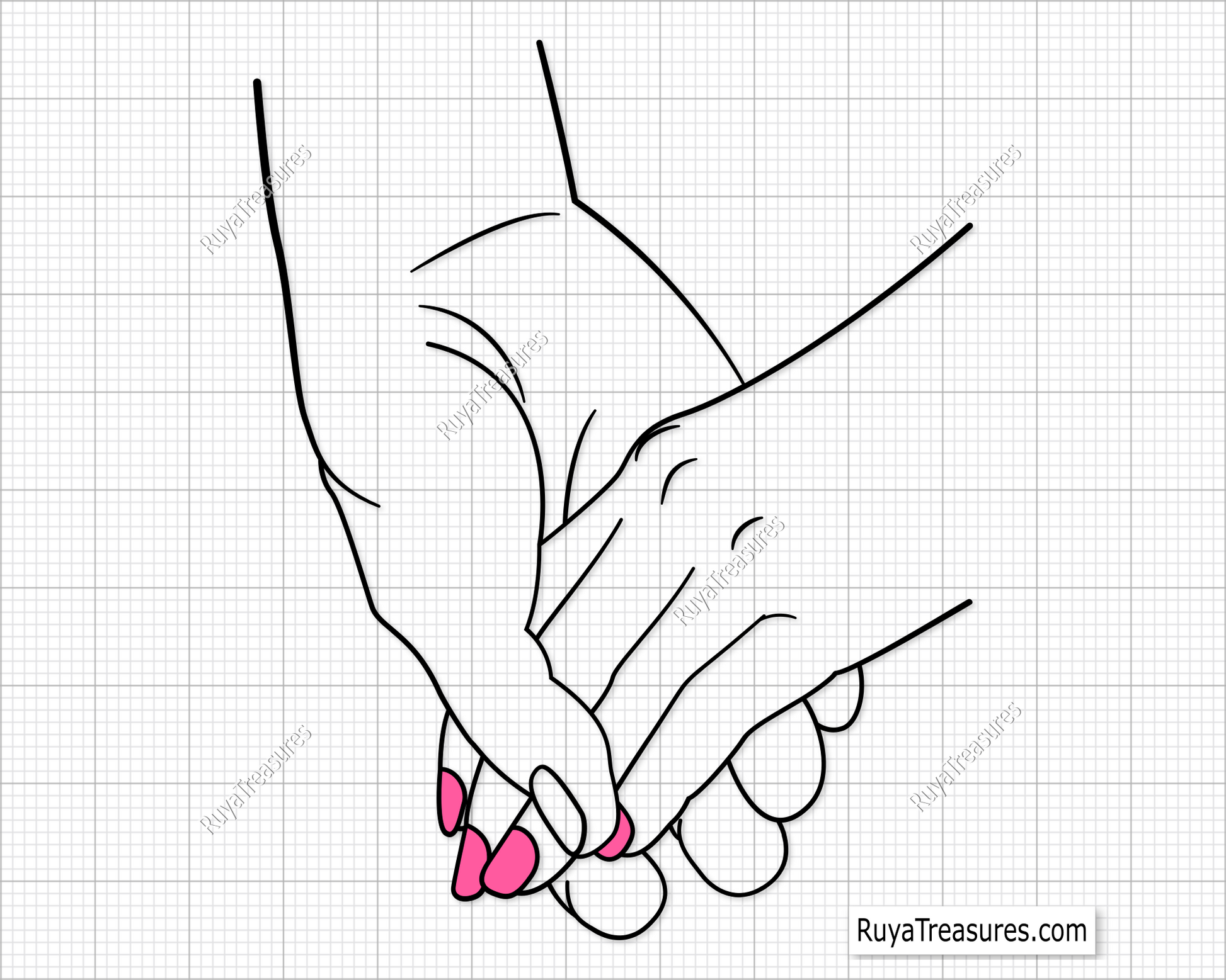 Holding Hands svg