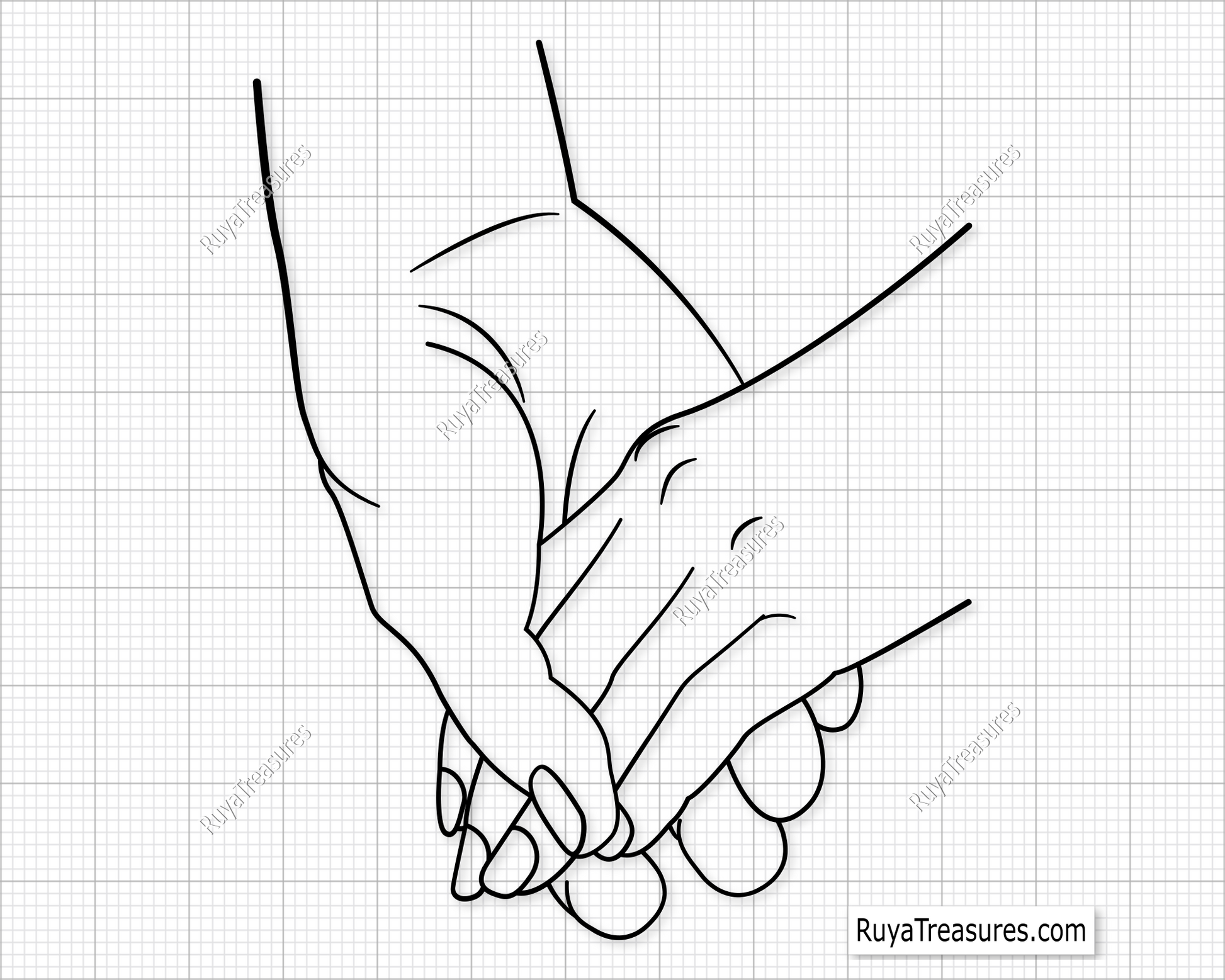 Holding Hands svg