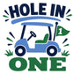 Hole In One Golf Cart SVG PNG, Funny Golfer Design