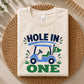 Hole In One Golf Cart SVG PNG, Funny Golfer Design