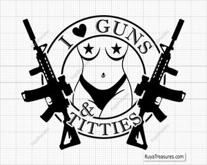 Love Titties Svg
