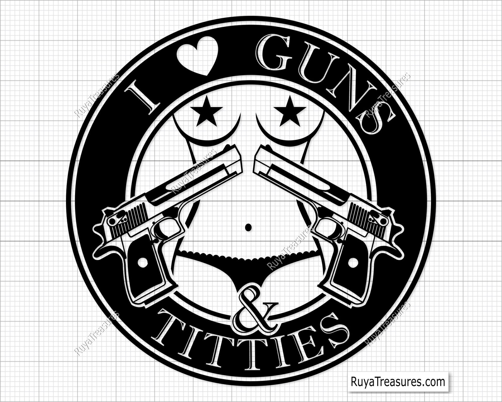 Love Titties Svg