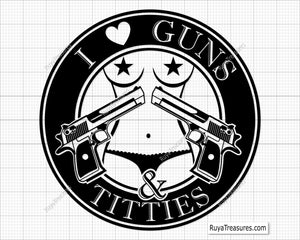 Love Titties Svg