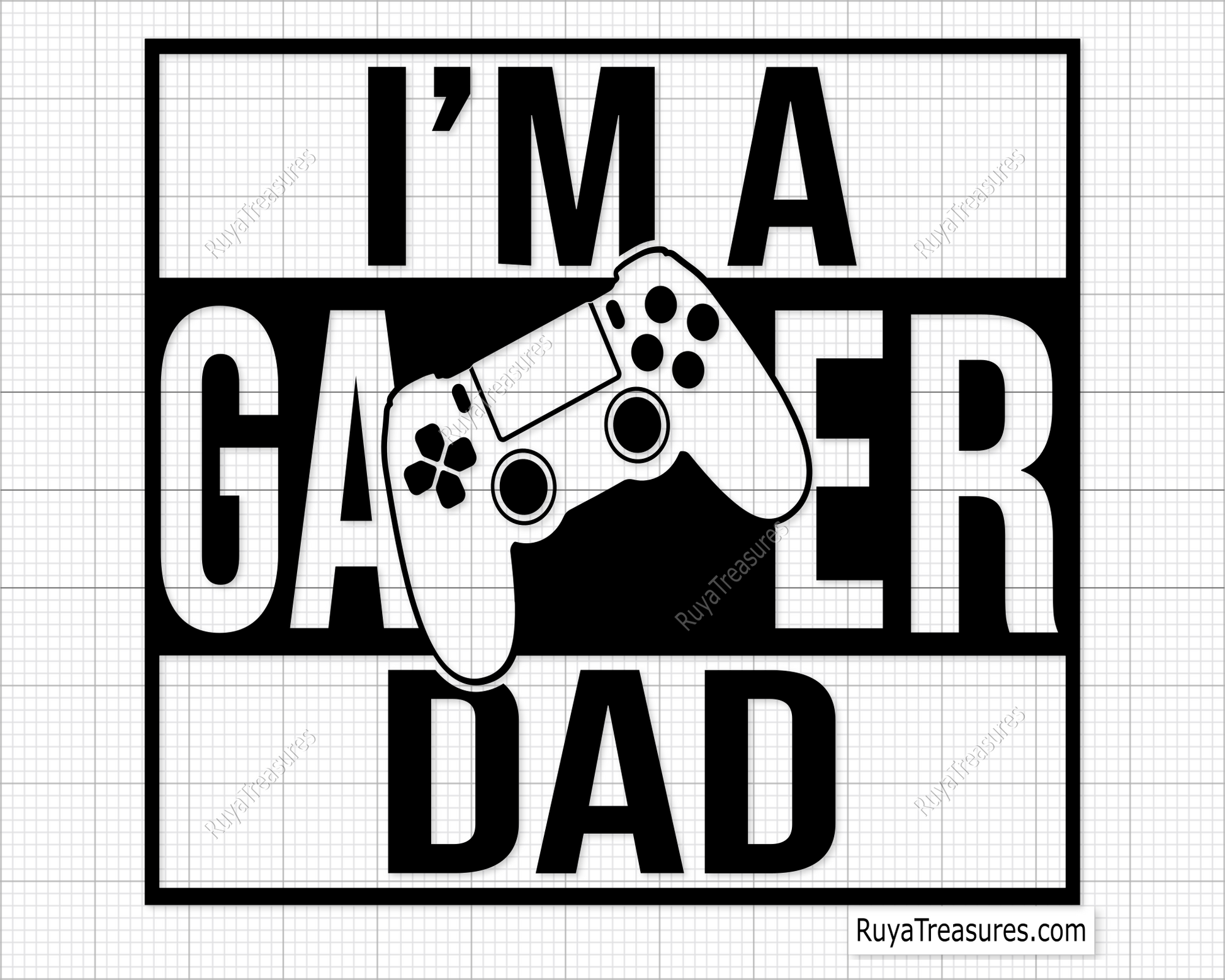 I'm a Gamer Dad svg