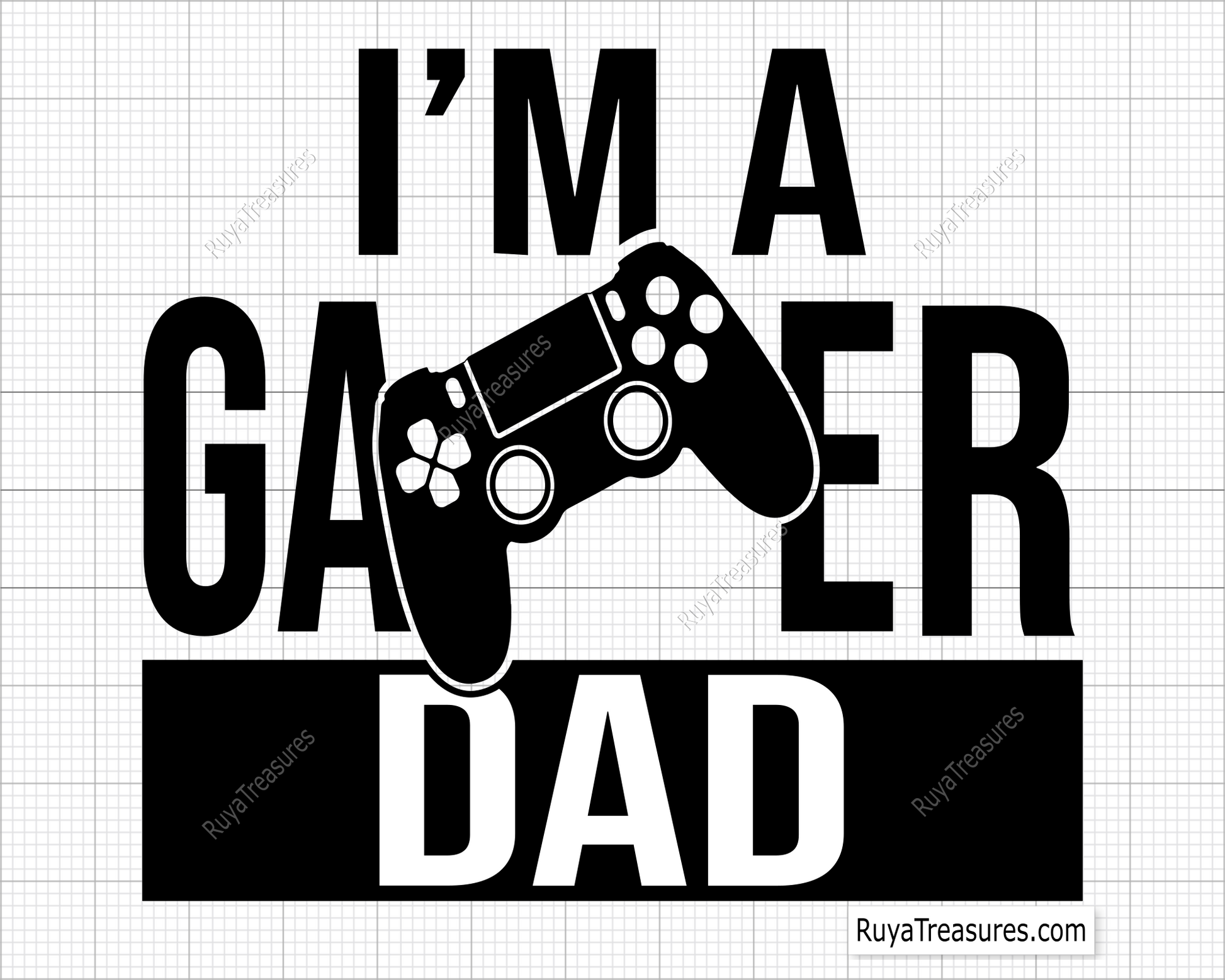 I'm a Gamer Dad svg