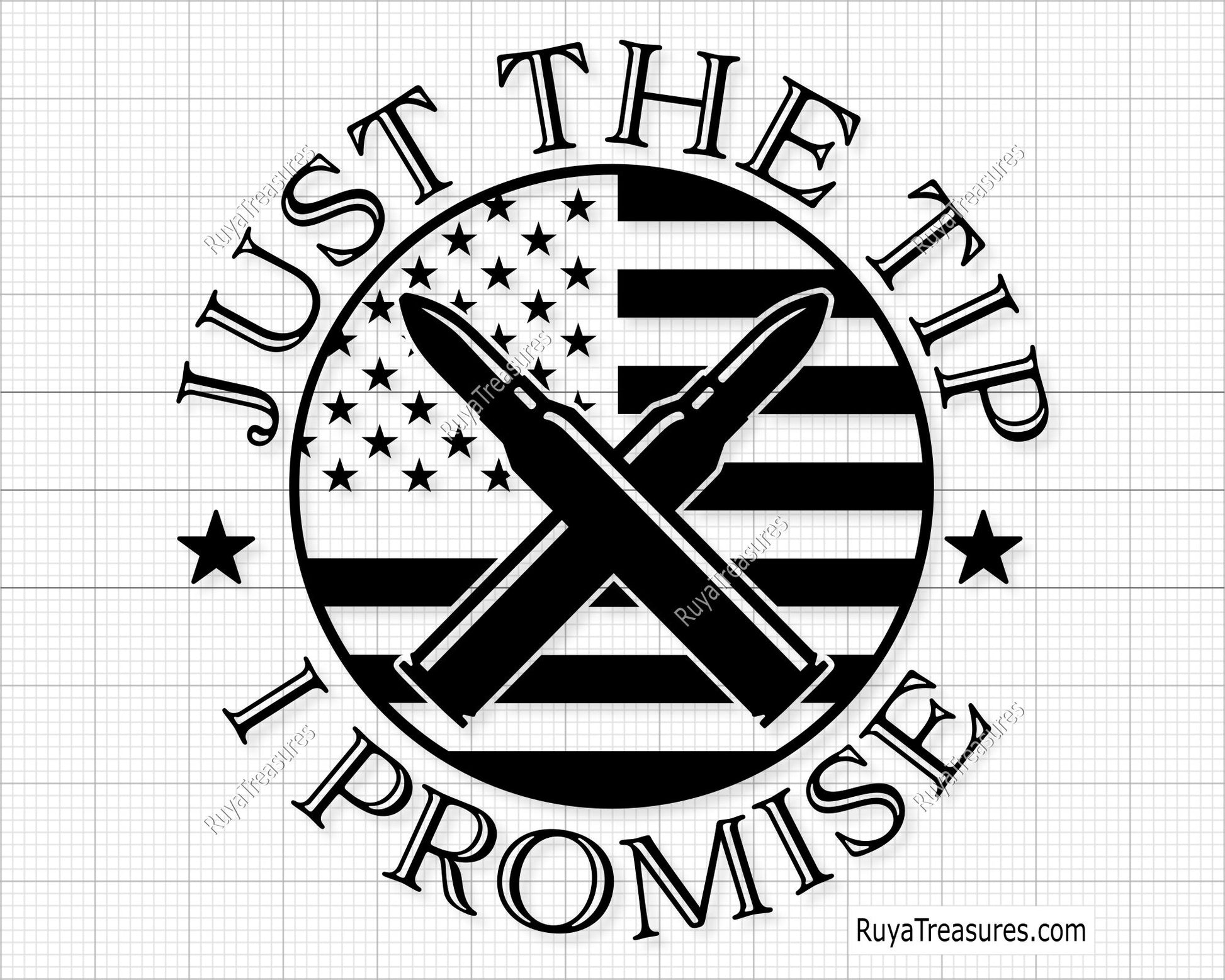Just the Tip I Promise Svg