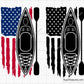 Kayak American Flag SVg Png