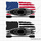 Kayak American Flag SVg Png