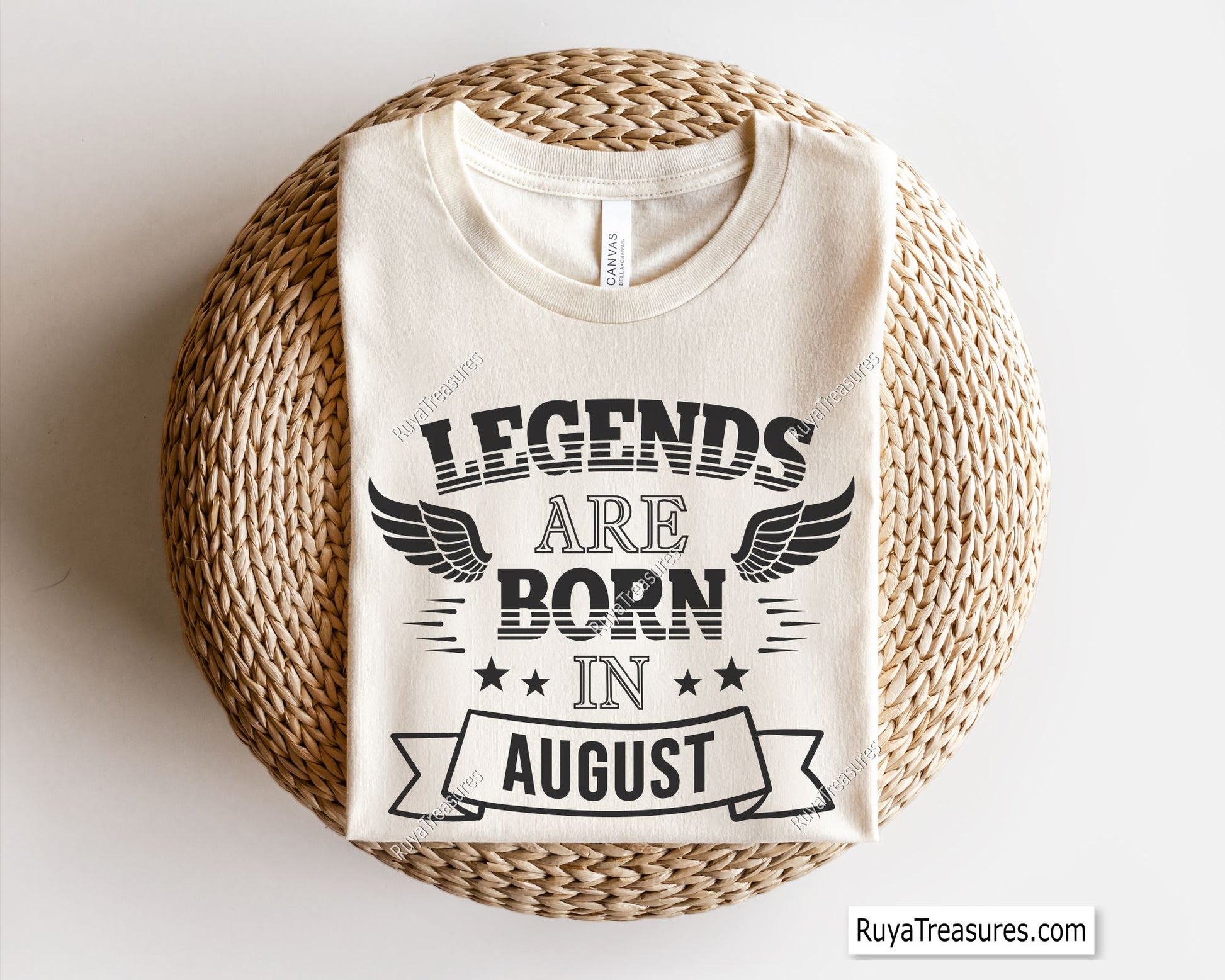 Legends Are Born in August Svg