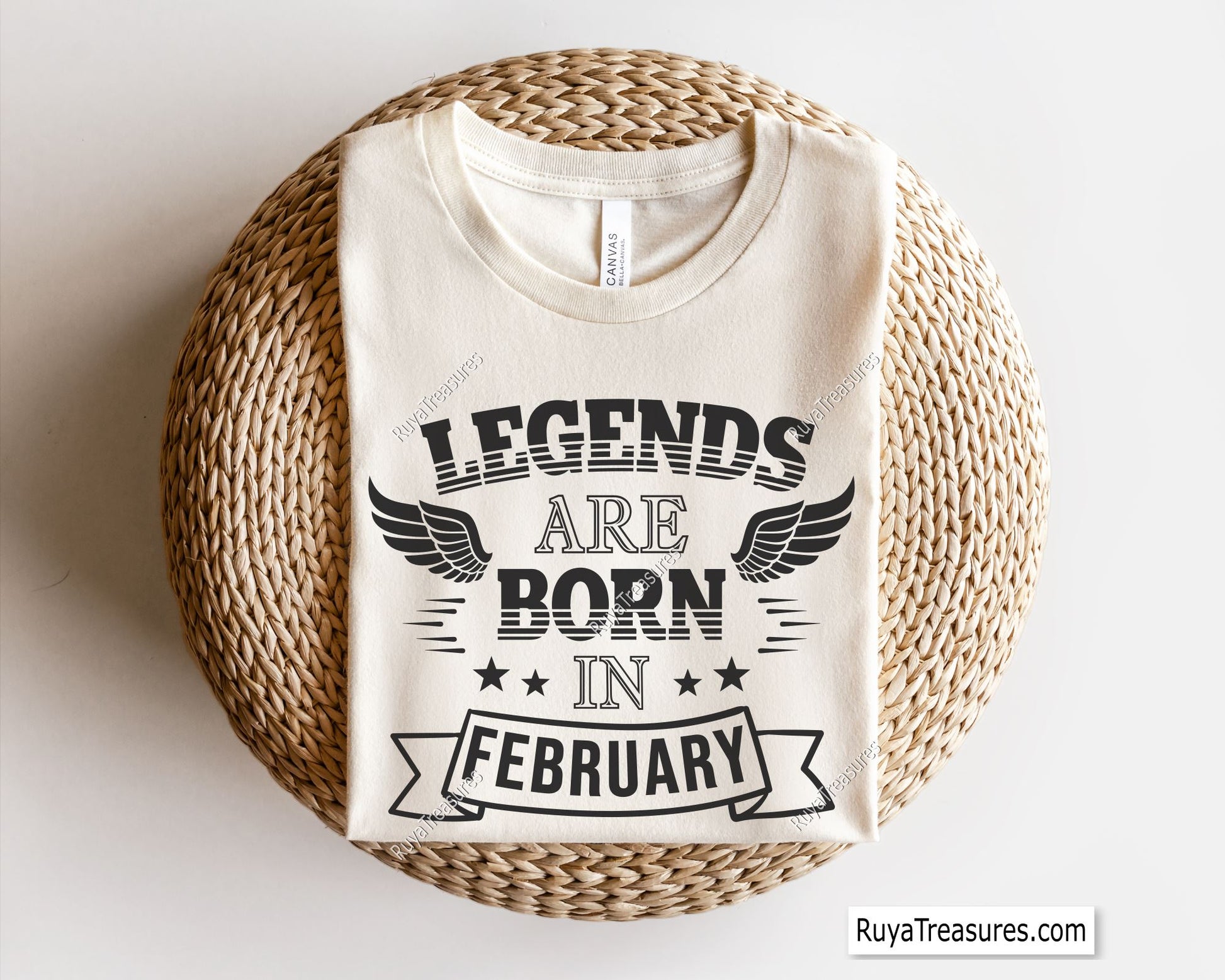 Legends Are Born in February Svg