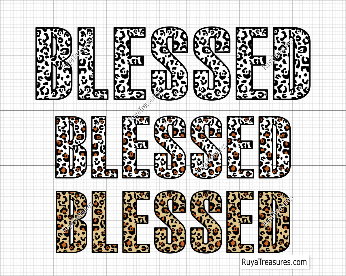 Leopard Blessed SVG