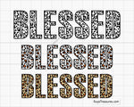Leopard Blessed SVG