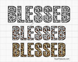 Leopard Blessed SVG