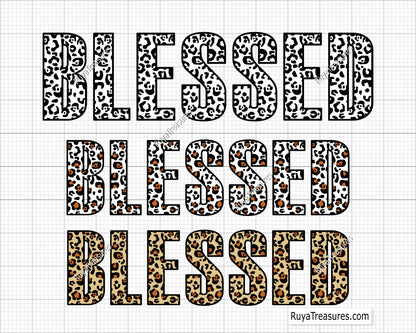 Leopard Blessed SVG