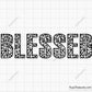 Leopard Blessed SVG