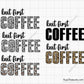 Leopard But First Coffee SVG