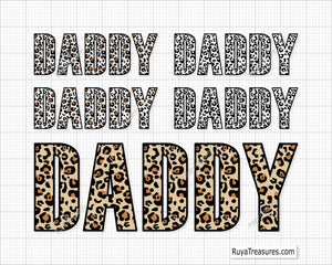 Leopard Daddy SVG
