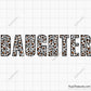 Leopard Daughter SVG, Leopard Print Daughter Design, Daughter Life SVG