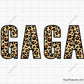 Leopard GAGA SVG, Leopard Print GAGA Design, Grandma SVG, Granny SVG