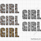 Leopard GIRL SVG