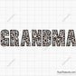 Leopard Grandma SVG, Grandma Leopard SVG, Grandma Leopard Print Svg