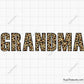 Leopard Grandma SVG, Grandma Leopard SVG, Grandma Leopard Print Svg