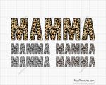 Leopard MAMMA Svg
