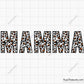 Leopard MAMMA Svg, Mamma Svg, Mamma Leopard Print Svg, Mamma Cut Files
