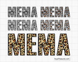 Leopard Mema Svg