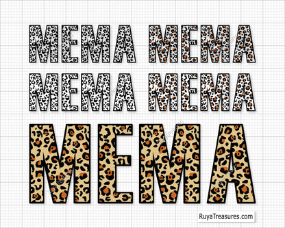 Leopard Mema Svg