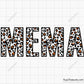 Leopard Mema Svg, Mema Svg, Mema Leopard Print Svg, Blessed Mema Svg