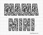 Mama Mini Leopard SVG