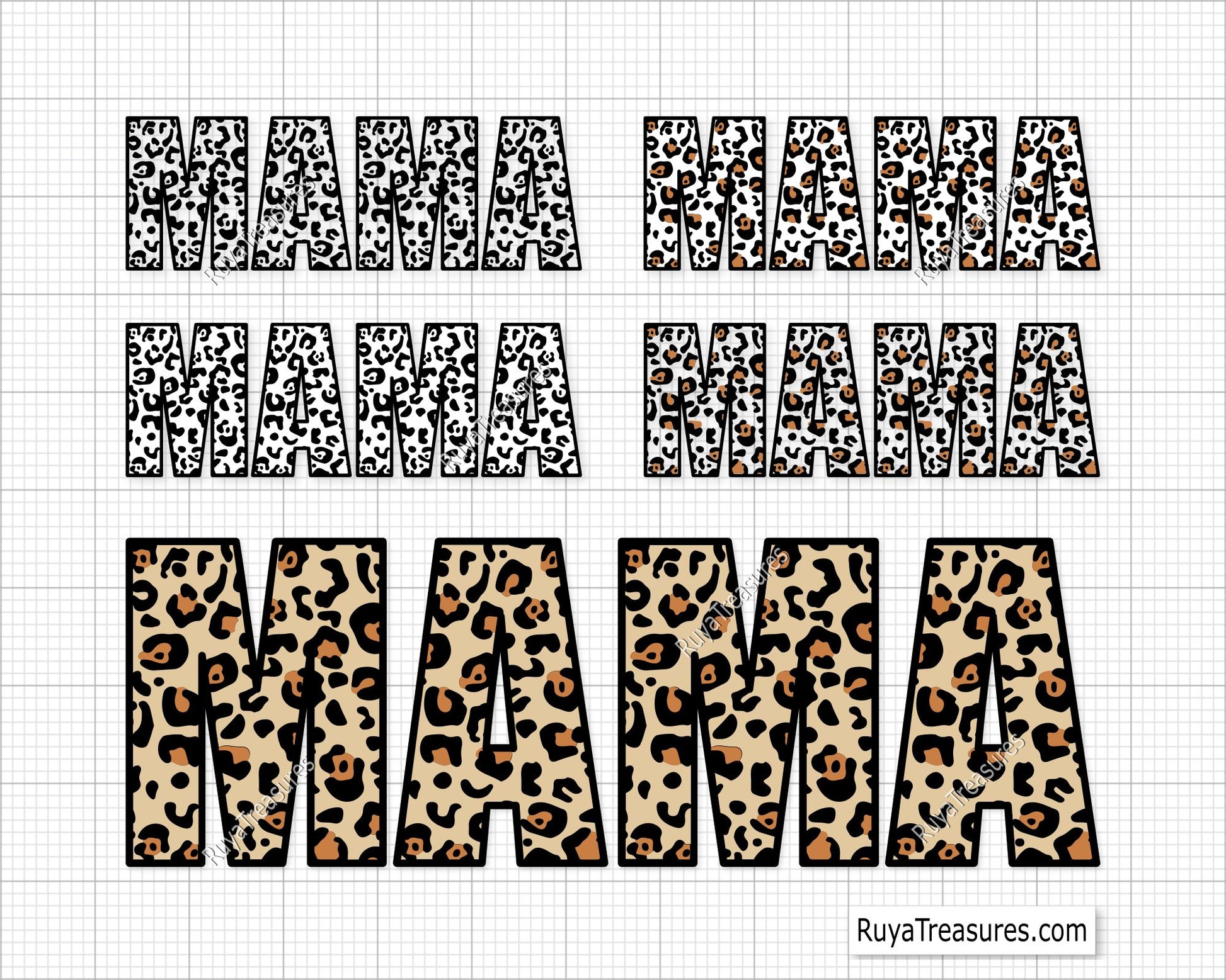 Leopard Mama svg 
