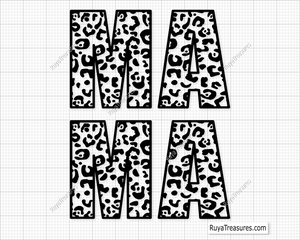 Mama Leopard SVG